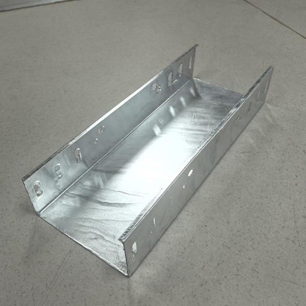 High Corrosion Resistance Galv Cable Tray Non Flammable Customized Bending Radius