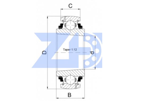 Insert Ball Bearing LK 214 2F  Pillow Ball Bearing pillow block thrust bearing