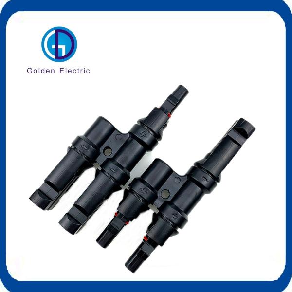 US 0.8/Piece Rated Voltage 600V UL Mc4 Solar Connector 2 in 1 Branch Multiple PV Connector
