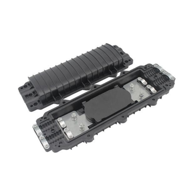 2 In 2 Out Fiber Optic Inline Splice Closure 24 Cores