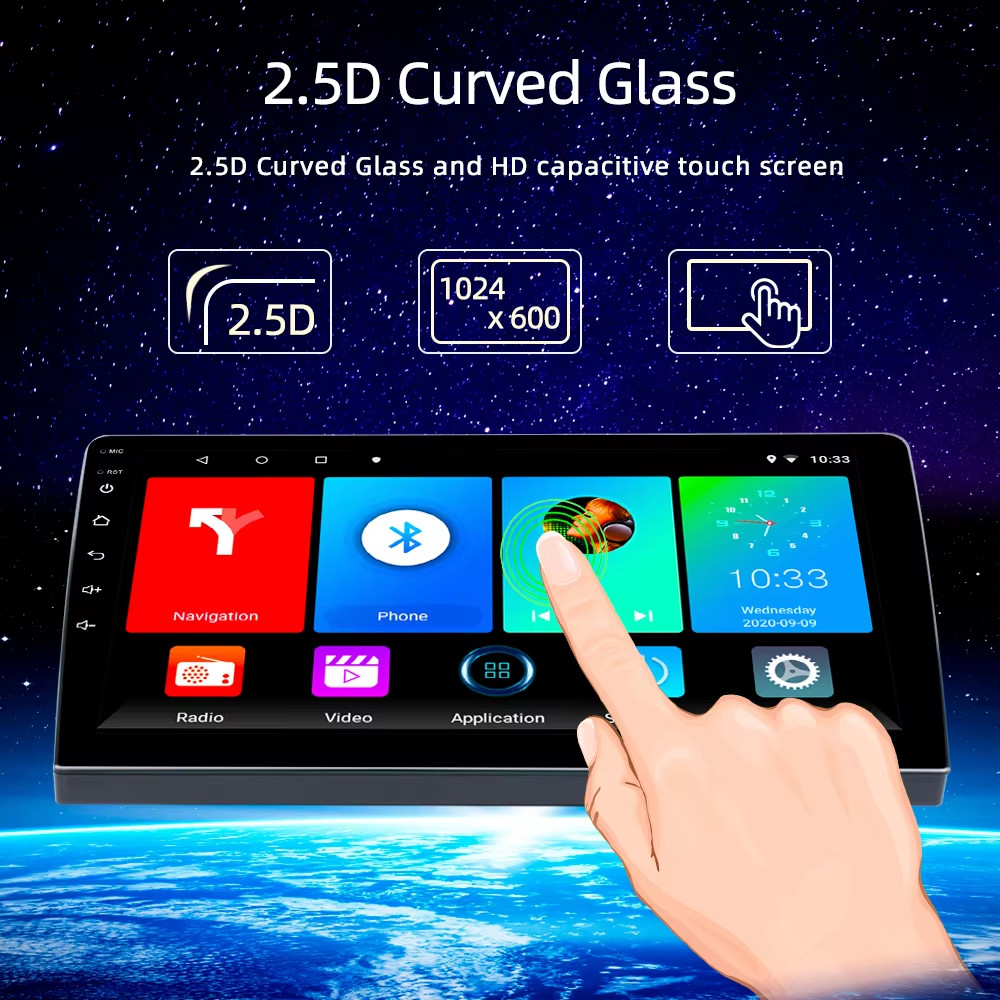 TS10 7862 Универсальный авторадио DVD-плеер Carplay Android 9 дюймов 10 дюймов