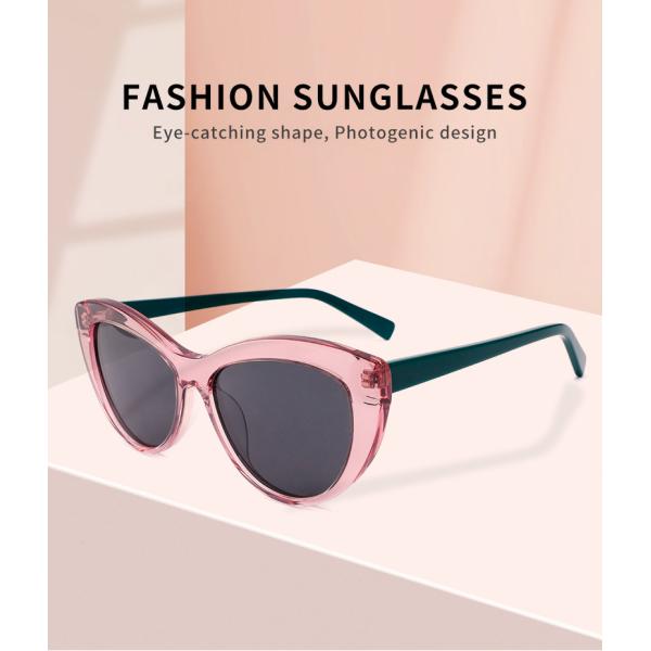 Женщины солнечных очков глаза кота объектива TAC ацетат обрамляет анти- ослепляют блок UVA