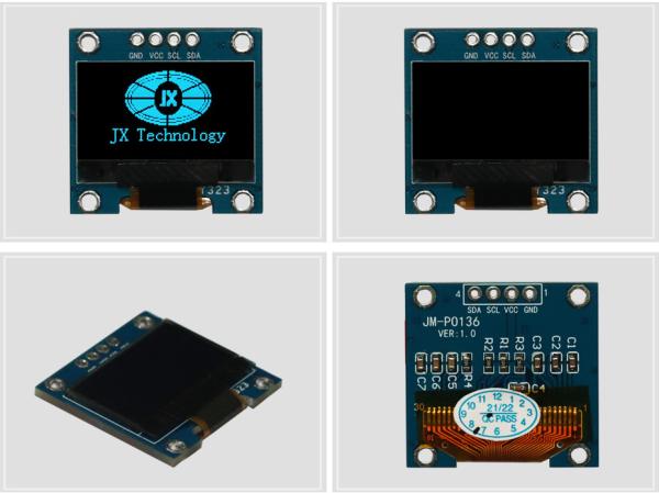 Industrial 0.96 Inch OLED Screen 128×64 Dot Matrix Display Module With SSD1315Z Drive