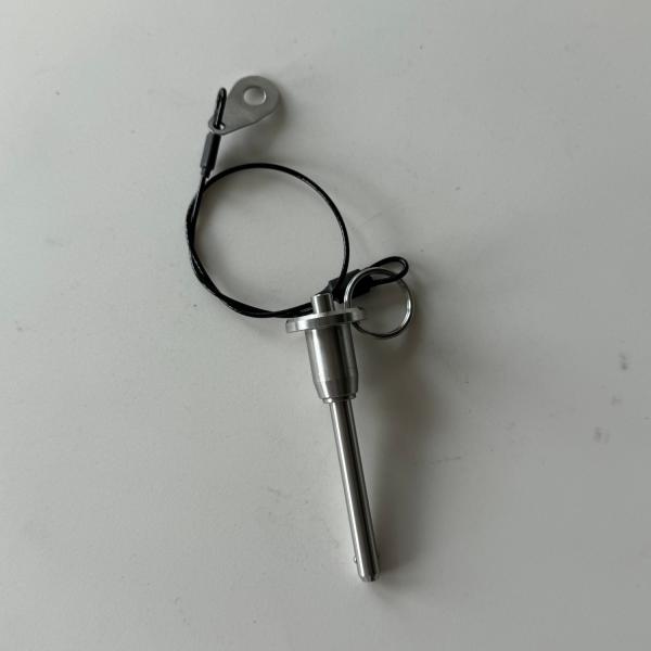 Pin de liberación rápida de acero inoxidable con cerradura de chorro de resorte