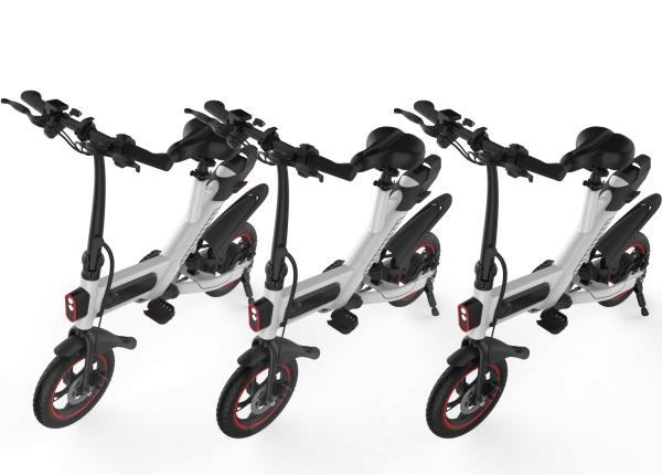 Aluminium Alloy Adult Folding Electric Bike Mechanical Disc Brake 100 * 45 * 73CM
