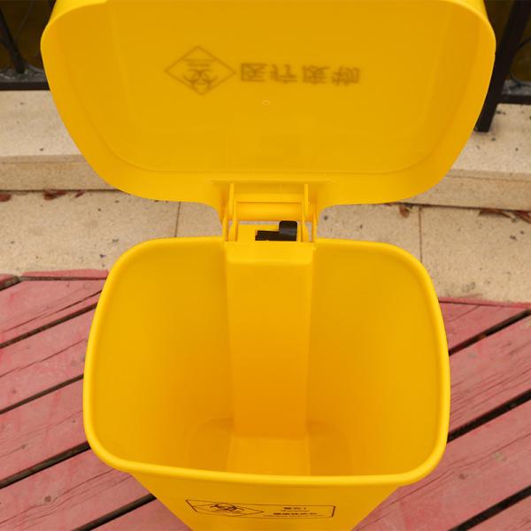 Yellow High Quality HDPE Plastic Waste Bin/garbage Container/recycling Garbage Bin for Doctor Use