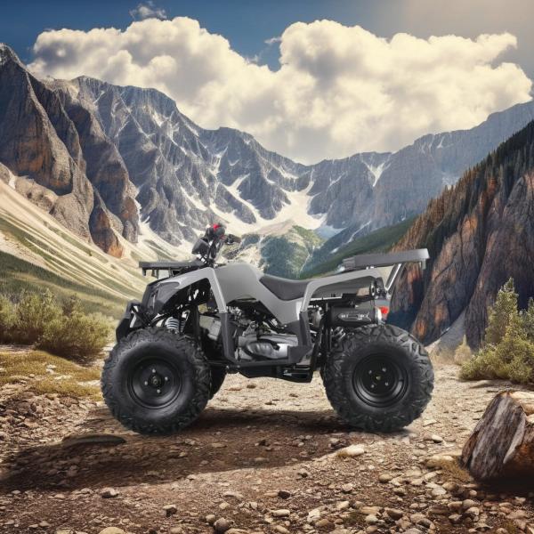 10inch Steel 4 Wheeler Gas ATV with Digital Speedometer Display and Max Speed 75km/h