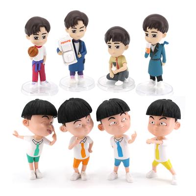 PVC Injection Promotional Plastic Key Tags Figure Toys For Collection