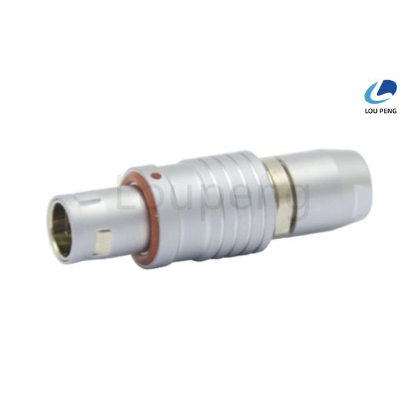 Impact Resistance 100g 6ms Push Pull Cable Connector Ensuring IP50 Protection Grade Performance in Industrial Control Systems