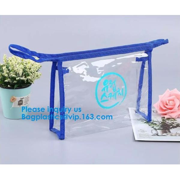 Bright color Cosmetic Clear Beautiful Fashion Clear Cosmetic Bag,Coin Pouch Card Purse Zipper Small Wallet Women