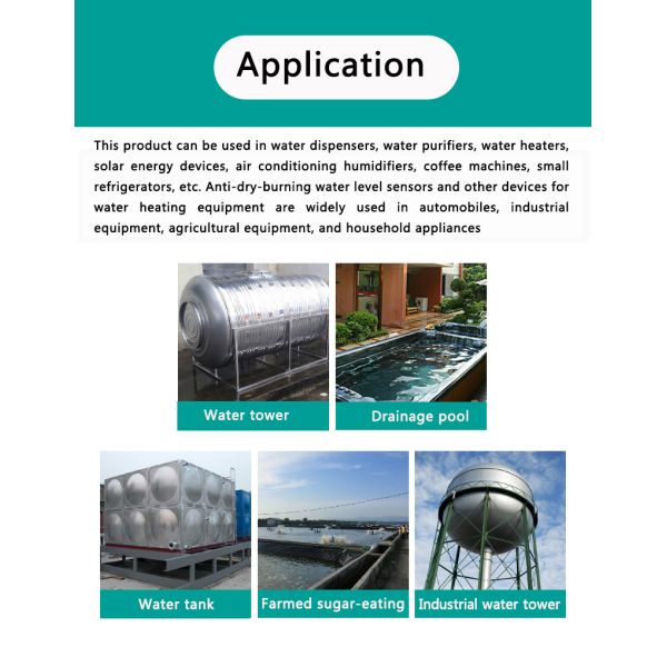 Stainless Steel 304 Float Level Switch 100mm 200mm 300mm Water Level Controller Liquid Level Sensors