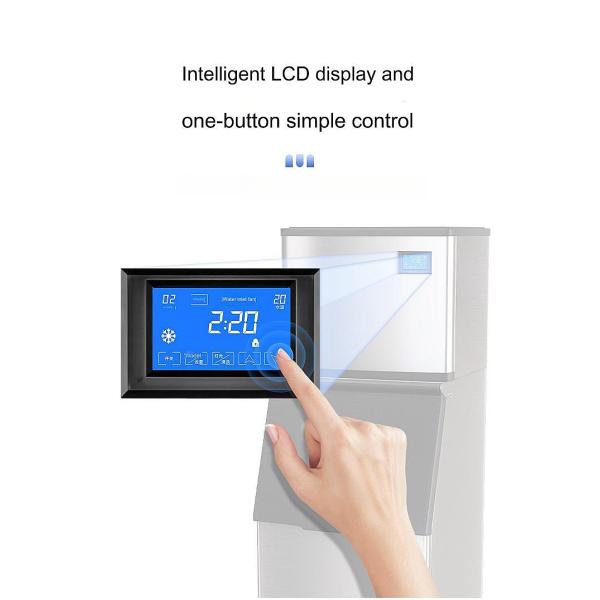 200W Automatic Ice Maker Vending Machine with Automatic Cleaning and Other Compressor