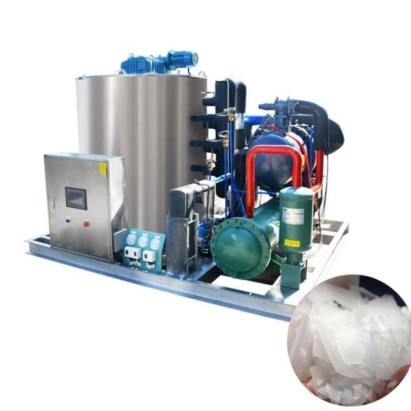 Fishery Commercial Ice Making Equipment With Uniform Ice Thickness 160 Kg