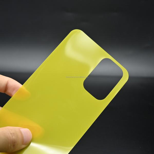 Yellow TPU Mobile Phone Back Sticker Water Coagulation Membrane For 13 Pro Max
