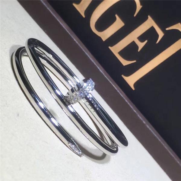 C luxury just nail bracelet 18k gold  white gold yellow gold rose gold bracelet  Jewelry factory in Shenzhen, China