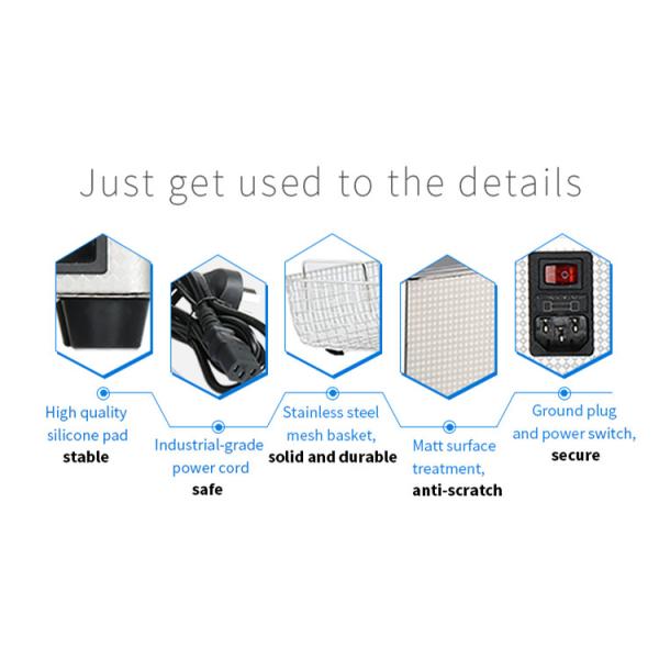 Оборудование 2Л чистки стеклянного уборщика ювелирных изделий ванны цифров ультразвуковое