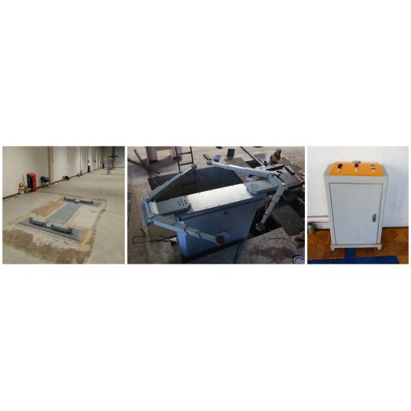 Two Post In Ground Car Lifts Car Washing and Repairing Lift 3500kg /1850mm 2 Post Hydraulic Under Ground Lift