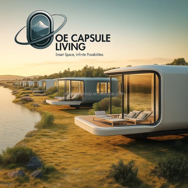 House Sleeping Hotel Container House Nature Resort Prefabricated Steel Construction For Families