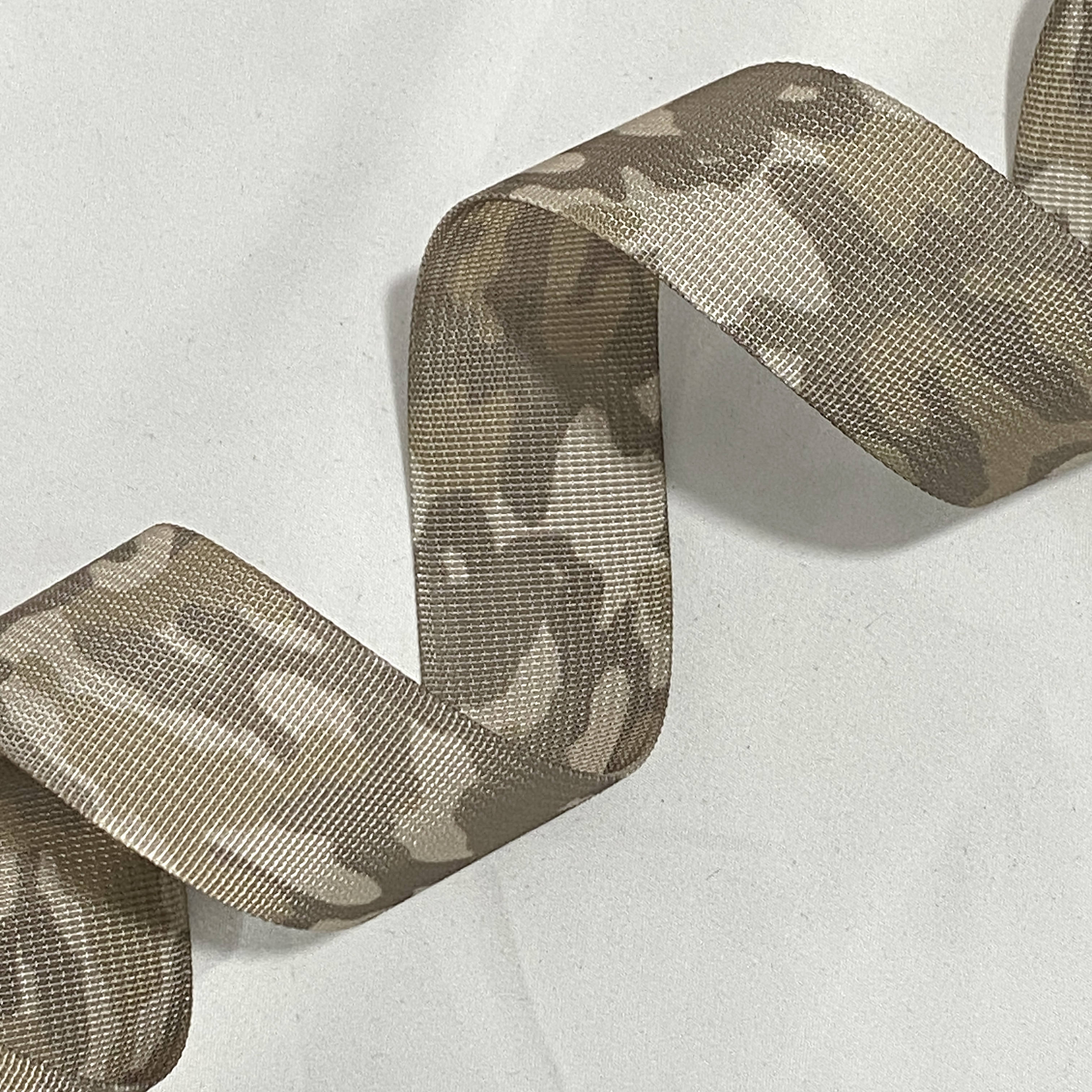 Camouflage Polyester webbing Camouflage Outdoor supplies Backpack belt Tactical clothing