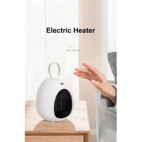 FCC Mini Portable Room Heater Homeleader 500W Electric Space Fan With Thermostat