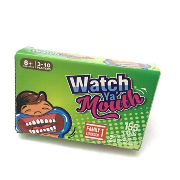 Watch Ya Mouth Family Expansion Phrase Card Game Expansion Pack Adult Phrase Card Game Expansion Pack