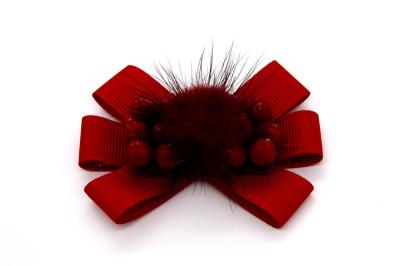 Ribbon coloured bow-tied shoe flower,Handmade footwear ornaments and flower Thread ribbon Beige ,white,black,red ,blue