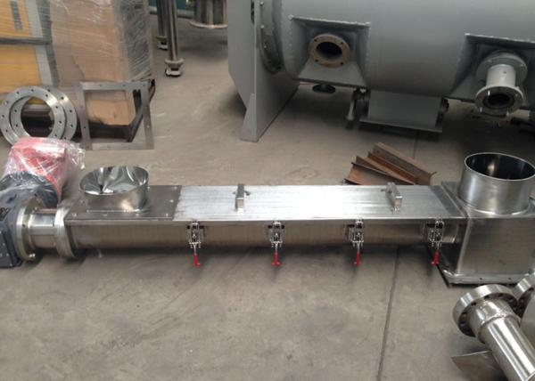 Easy Cleaning Horizontal Industrial Screw Conveyors For Food / Medicine
