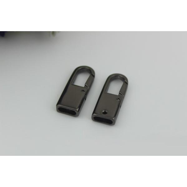 Hanging nickel color zinc alloy 33 mm length metal key chain snap hook for strap