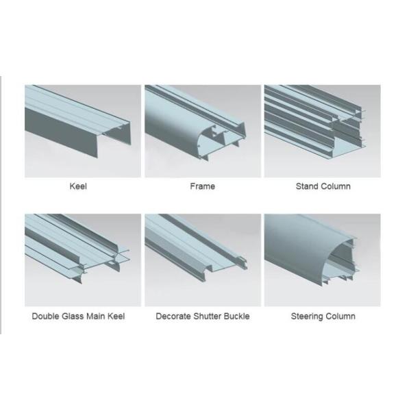 EBUNGE 10mm Environmental Aluminum Tempered Single Glass Office Partition Walls