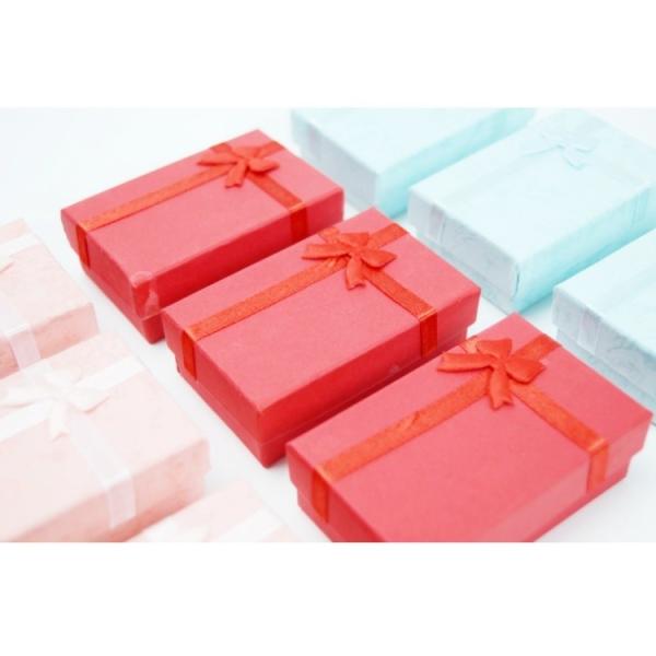 Tamaño personalizado Se acepta la caja de regalo rosa con arco en el cielo y la cubierta de la tierra