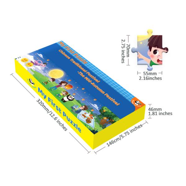 Traditional Festival Puzzle Jumbo Jigsaw 6 Themed 48Pcs for Toddler