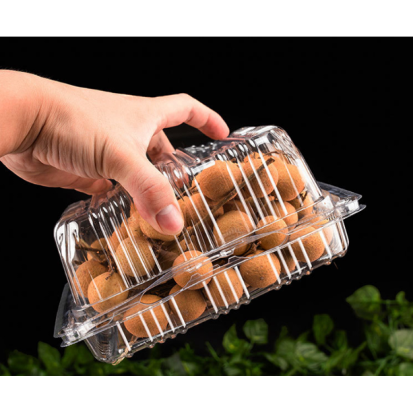 Customized Design Recyclable PET Blister Packaging with Heat Sealing for Transparent Fruit Packaging Box