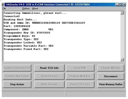 Tacho v программник 5,0 автоматический ECU для VDO бросается с NEC MCU 24C32/24C64