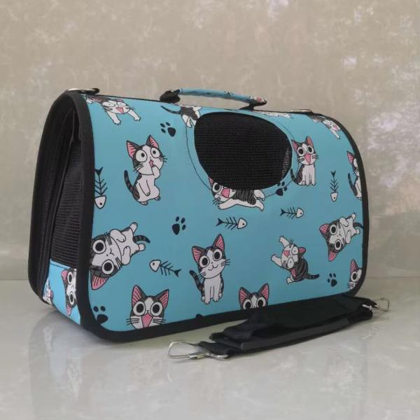 Single Shoulder Pet Carrier Bag Breathable Cat Travel Bags Portable