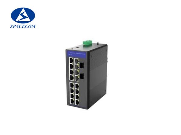 FTTB Industrial Gigabit Ethernet Switch 16x10/100/1000base-T + 2x100/1000base-X