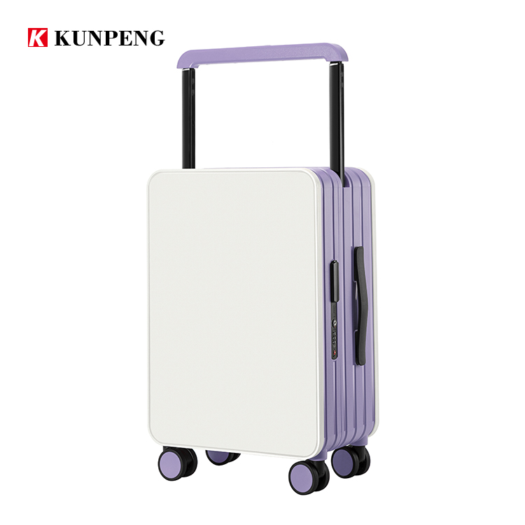 Luxury Unisex Customizable Hard Shell Carry-On Suit Case Wide Pull Rod Universal Spinner Wheel TSA Lock Durable PC Popular
