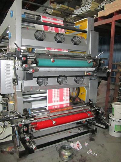 15Kw Multicolor Poly Bag Printing Machine With 8pcs Anilox Roller