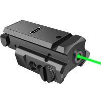 Estojo compacto do trilho de Picatinny da vista do laser do verde da pistola/espingarda à prova de choque