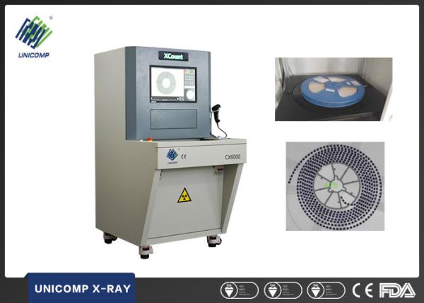 Operação de alta resolução do botão do sistema de detecção um do contador da microplaqueta X Ray de SMD