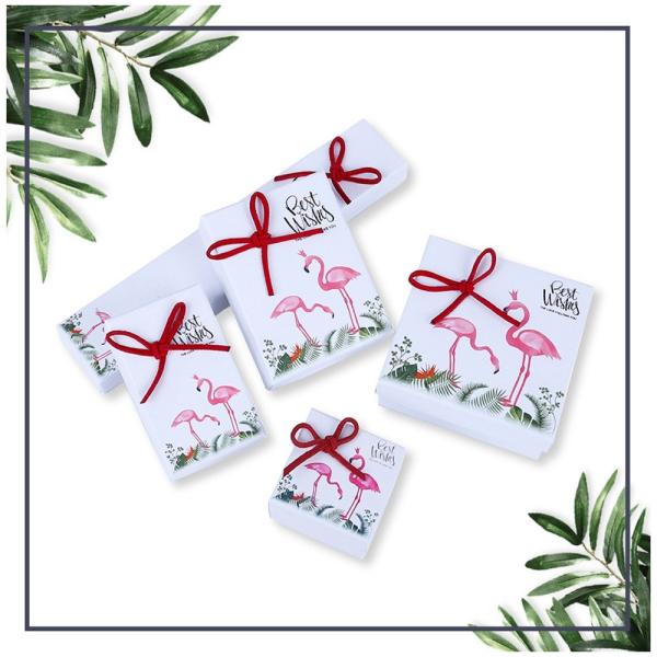 High Quality Rigid Elegant Cardboard Ring Bracelet Necklace Jewelry Gift Box