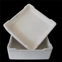 1700C High Temperature Kiln Furniture Corundum Mullite Saggar For Industrial Alumina Ceramics
