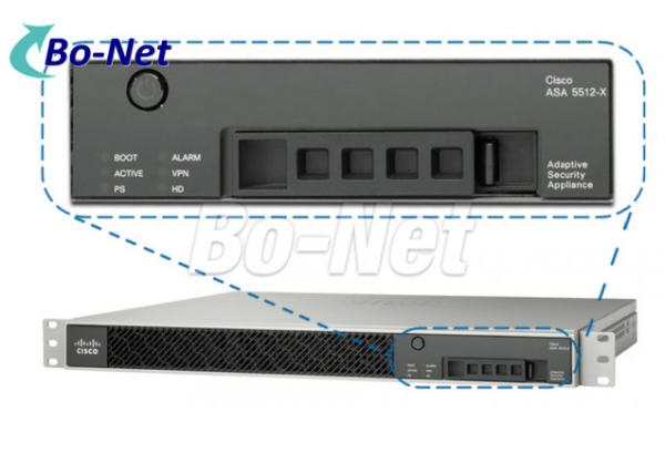 6 Copper GE Ports Cisco ASA Firewall ASA5512-K8 ASA 5500 Series 200 Mbps VPN Throughput