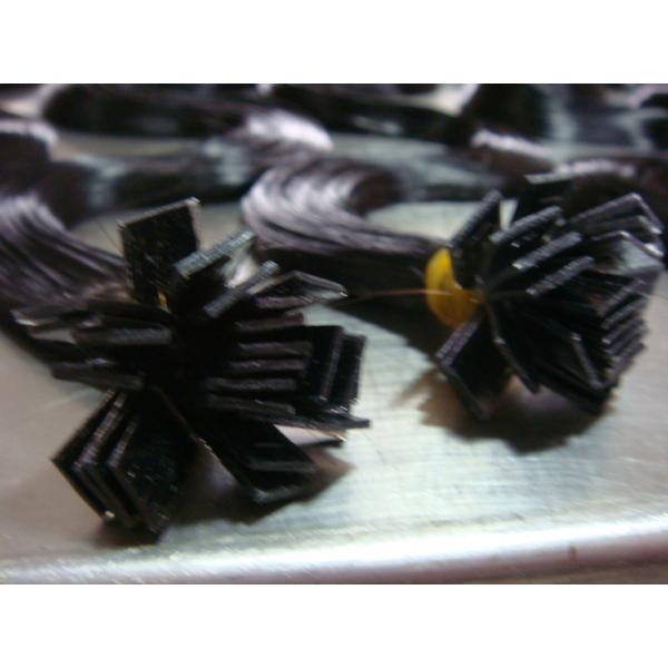 Clip In Hair Extensions Heat Resistant Bundle And Closure Black Customized