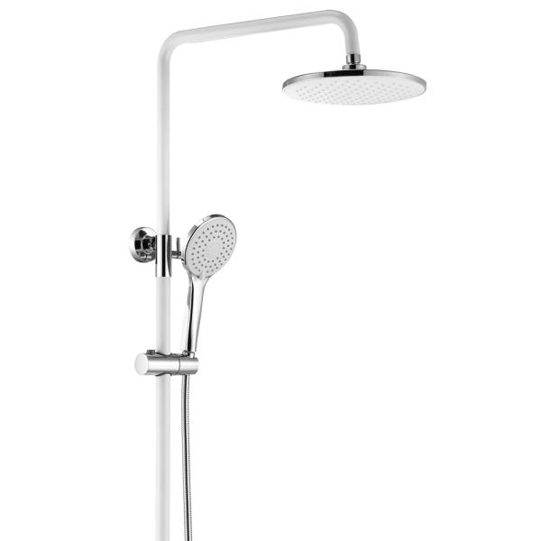 Bathroom Mixer Tap With Shower Set and Square Shower Head for Build In Shower System