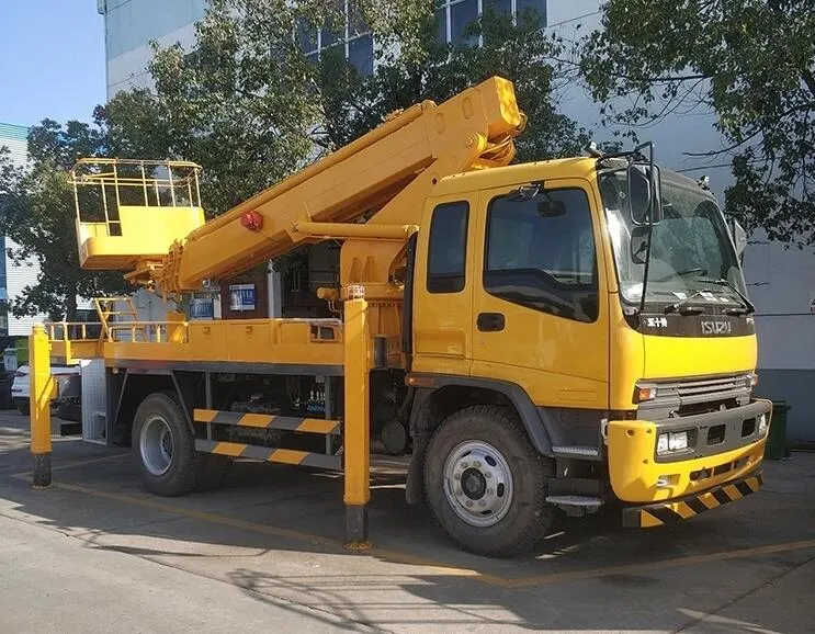 16m - 38m Telescopic Boom Overhead Working Truck Man Lift Aerial Lift Work Trucks