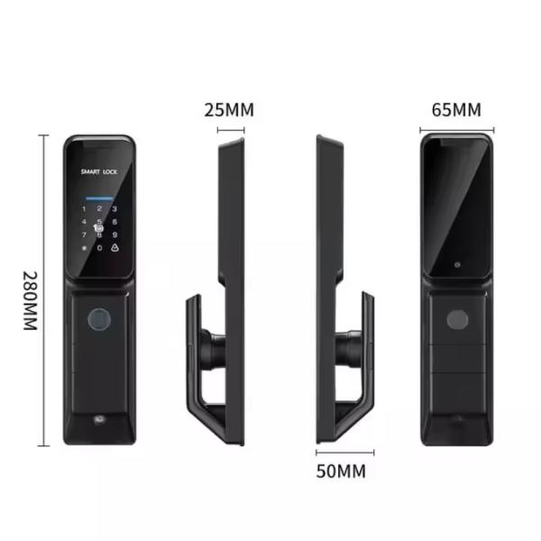Tuya Smart Door Lock T5 - Fingerprint & Password, 40-90MM Door Thickness