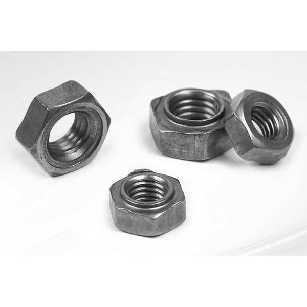 Imperial Measurement System M6 M8 M10 Bolts Length Hex Weld Nuts with Chrome Plated Finish Stainless Steel