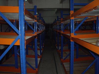 distribution center Carton flow rack , Custom selective multi tier shelving