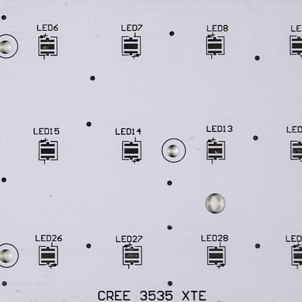 Доска приведенная Pcb лампы одиночная, который встали на сторону 2 слоя Pcb основания высокой интенсивности алюминиевого