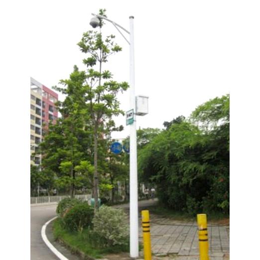 6m 12m Single Arm Telescopic CCTV Pole Q345 carbon Steel pipes